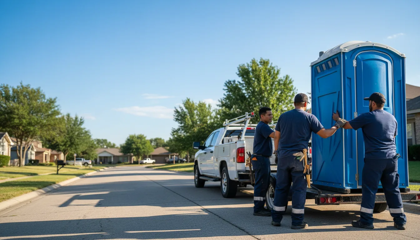 Portable Toilet Rental in Terral, OK near me